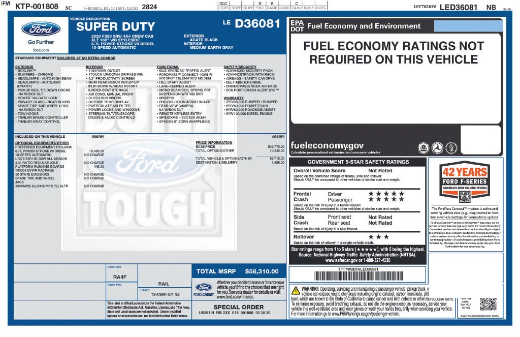 Certified Used 2020 Black Ford XLT image 37