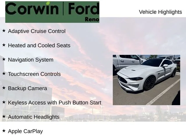 Used 2021 Oxford White Ford GT Premium image 7