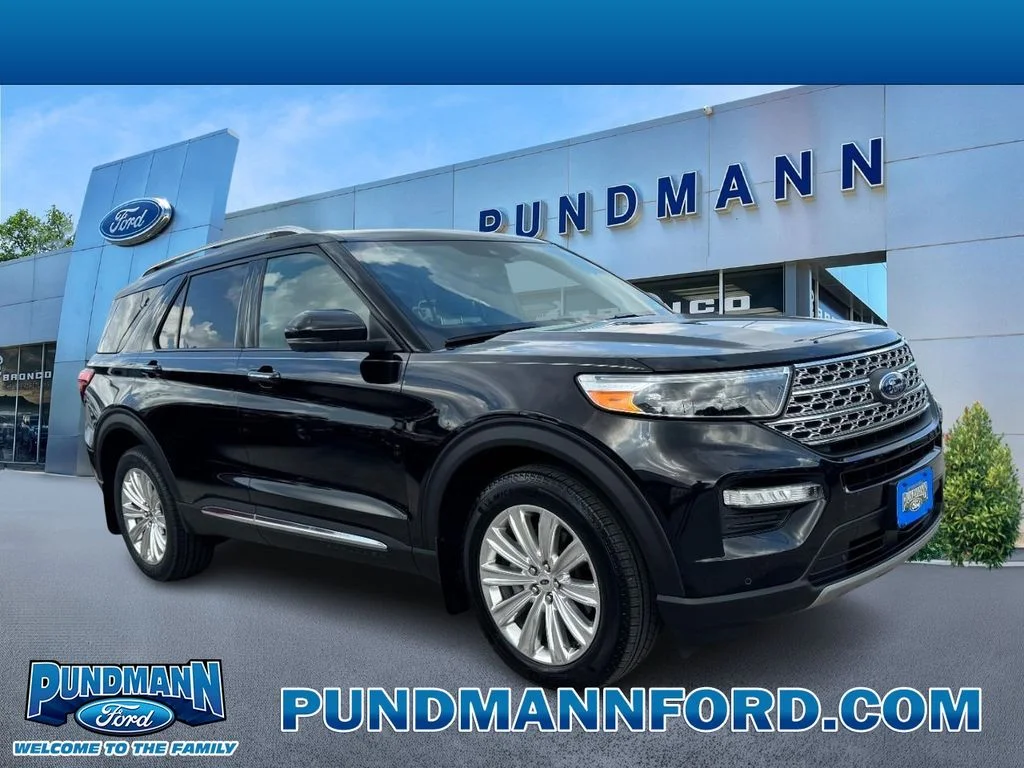 Used 2020 Agate Black Metallic Ford Limited image 1