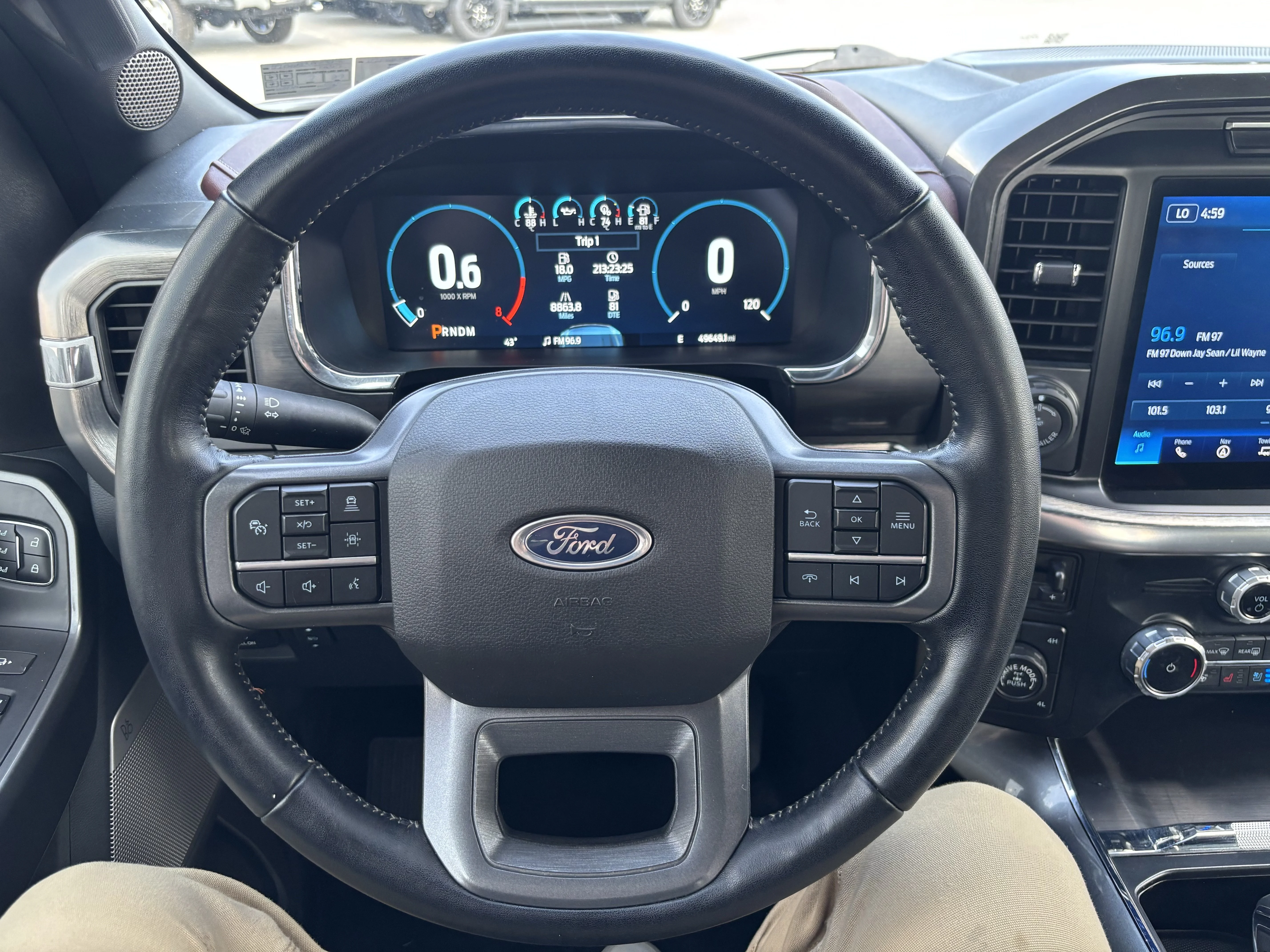 Certified Used 2023 Black Ford Lariat image 16