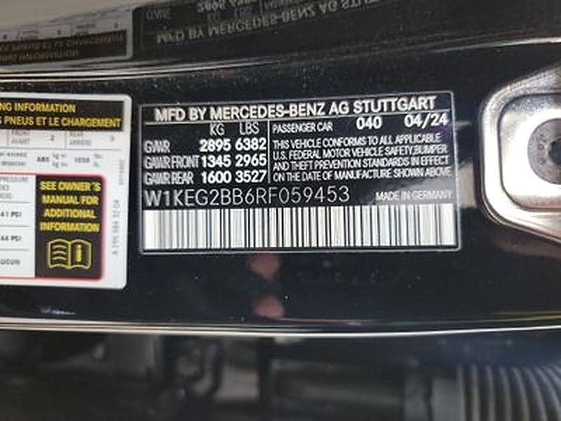 Used 2024 Black Mercedes-Benz 350+ Sedan image 15