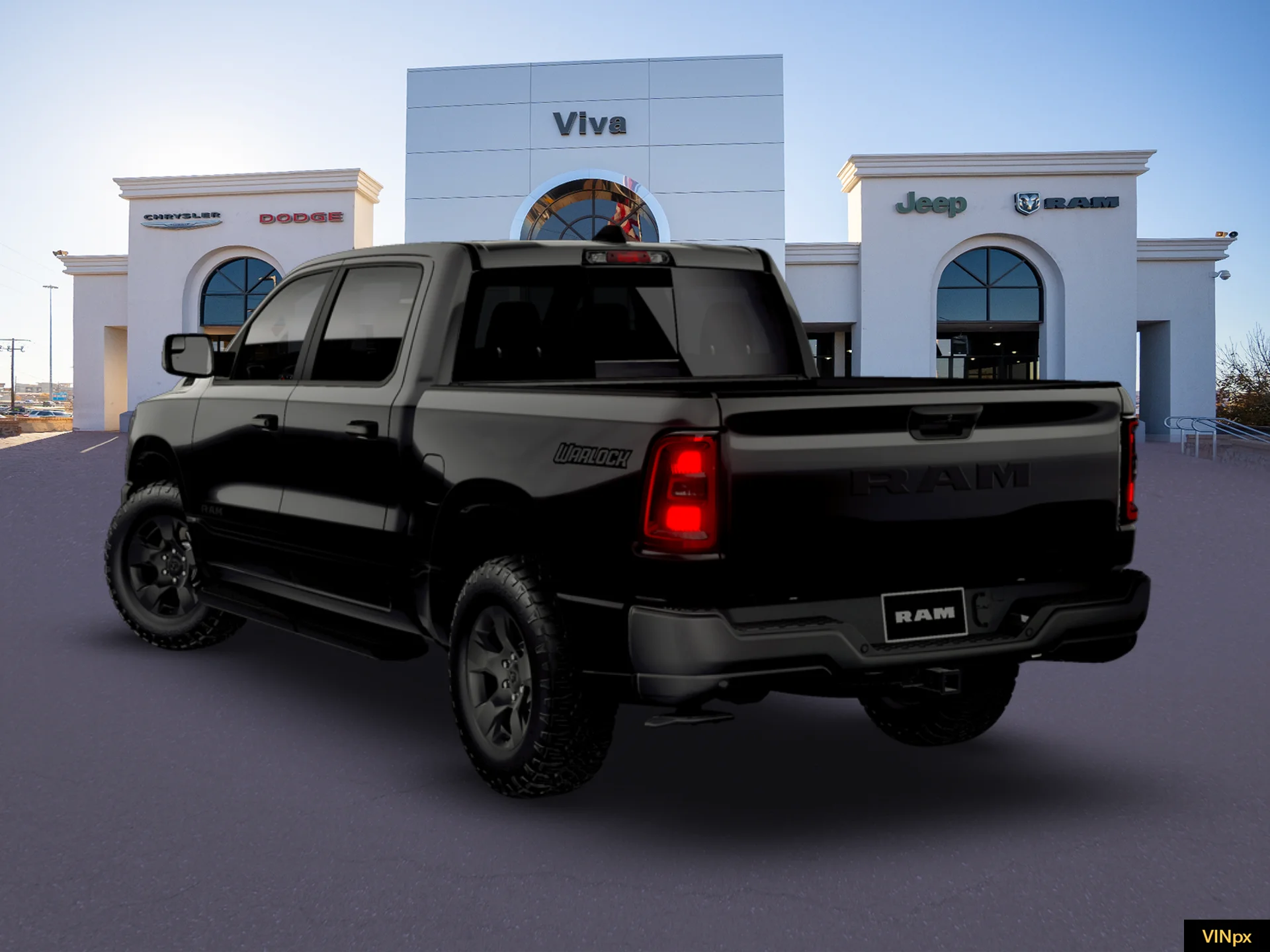 New 2026 Diamond Black Crystal Pearl-Coat Exterior Paint RAM  image 5