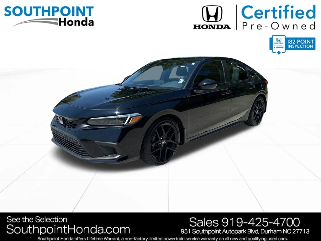Certified Used 2024 Crystal Black Pearl Honda 2.0L SPORT image 3