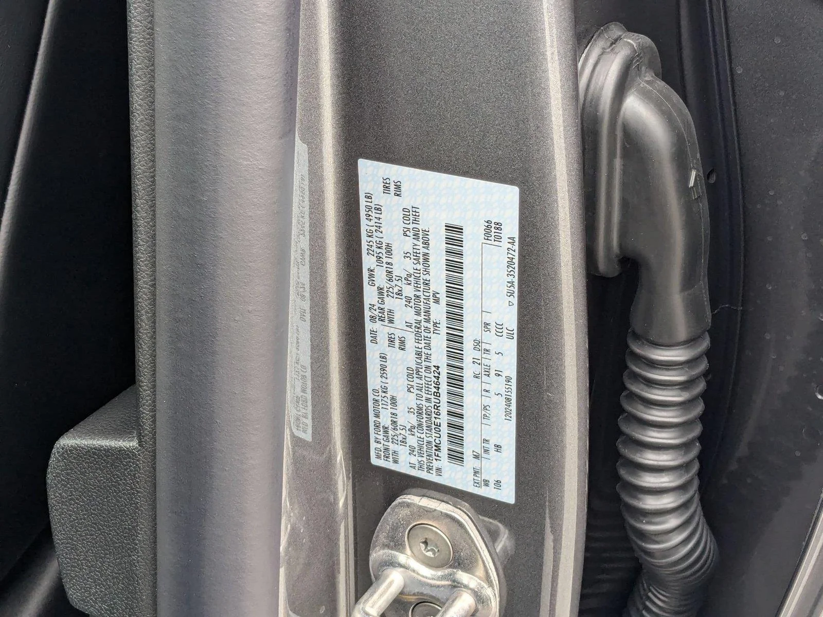 Used 2024 Carbonized Gray Metallic Ford PHEV image 35