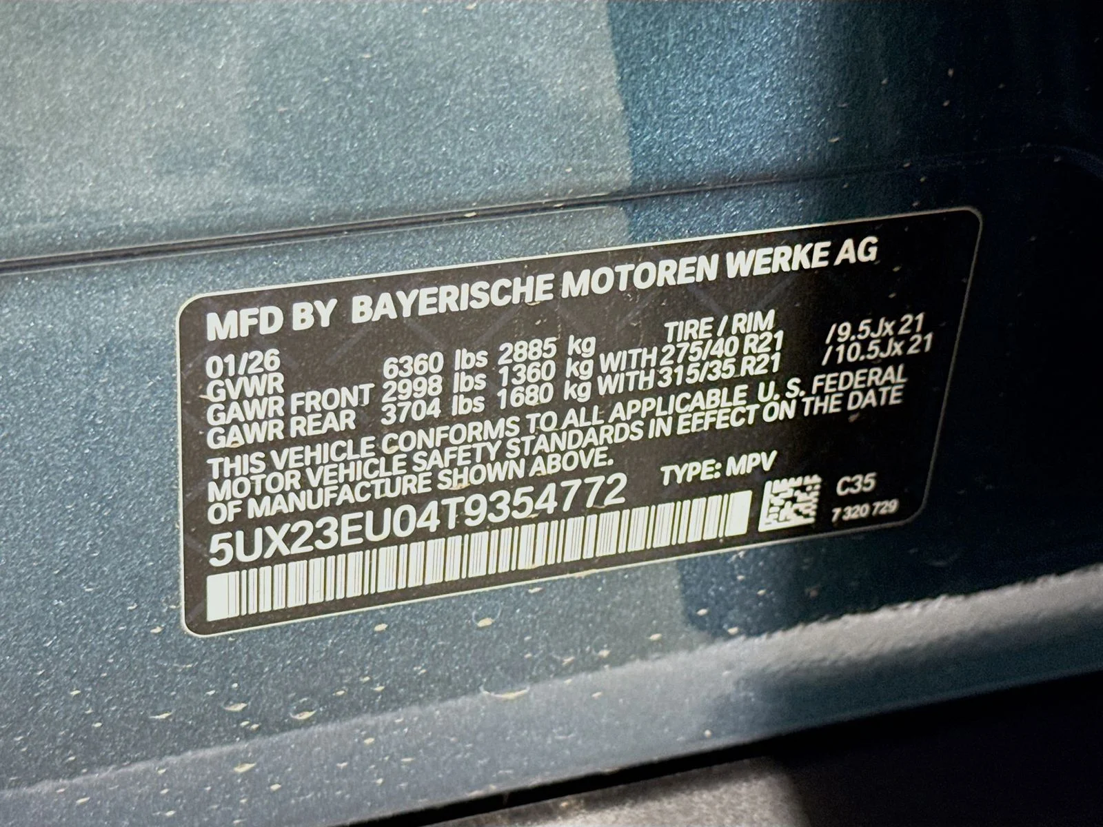 New 2026 Blue Ridge Mountain Metallic BMW xDrive40i image 34