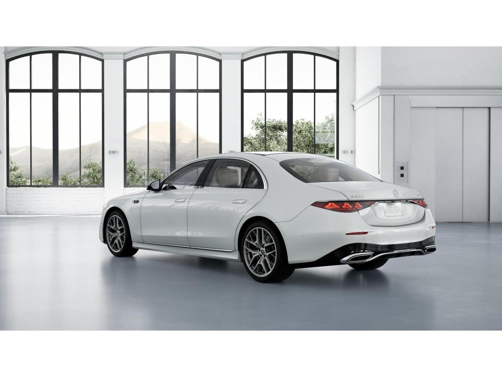 New 2027 MANUFAKTUR Moonlight White Metallic Mercedes-Benz S 580 4D Sedan 4MATIC® image 30