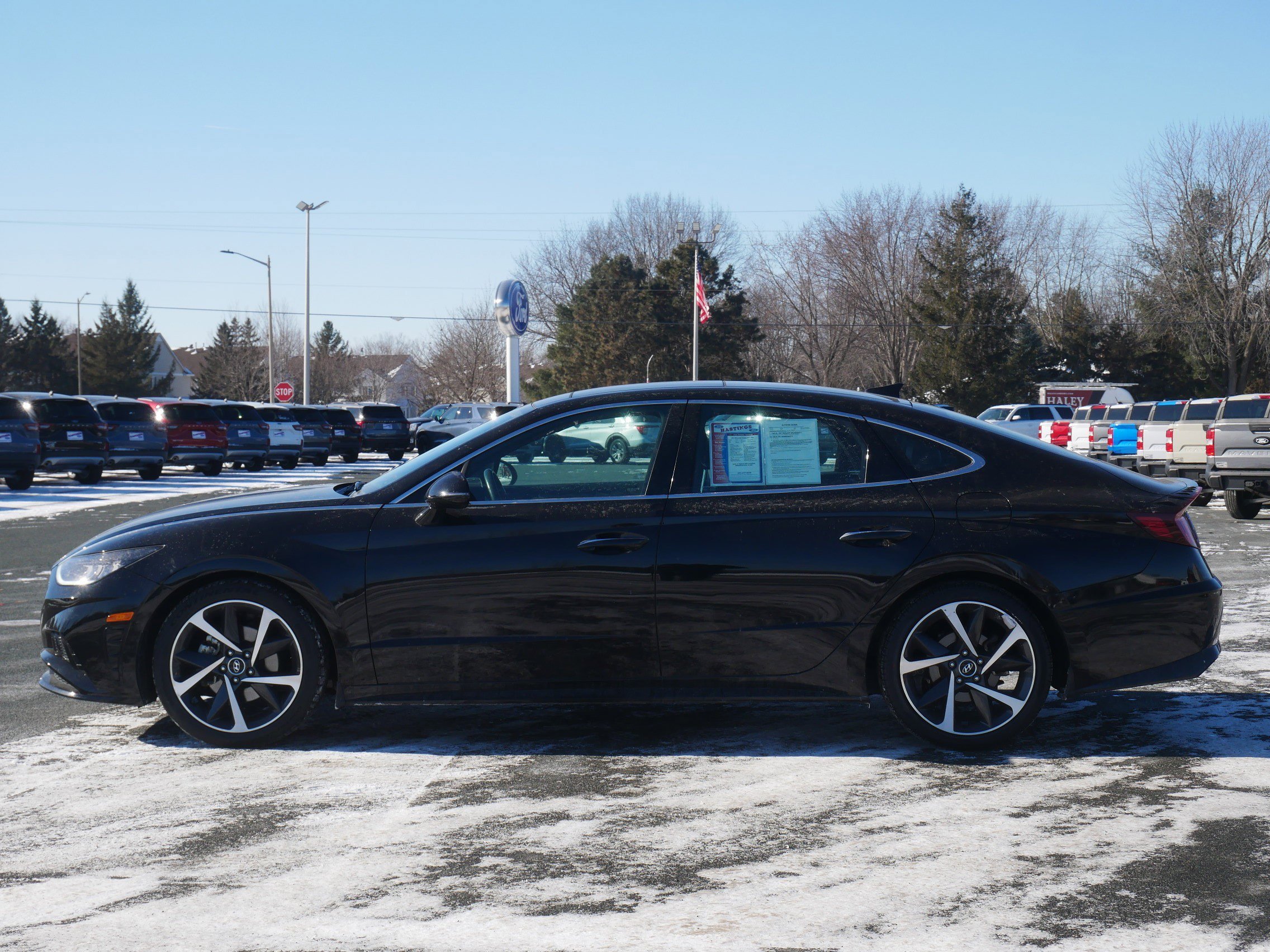 Used 2022 Hyundai Sonata SEL Plus with VIN KMHL44J27NA208575 for sale in Hastings, Minnesota