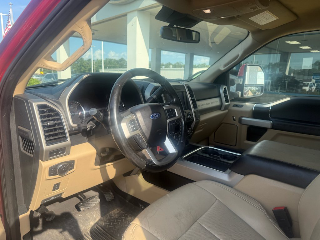 Used 2021 Rapid Red Metallic Tinted Clearcoat Ford LARIAT image 11