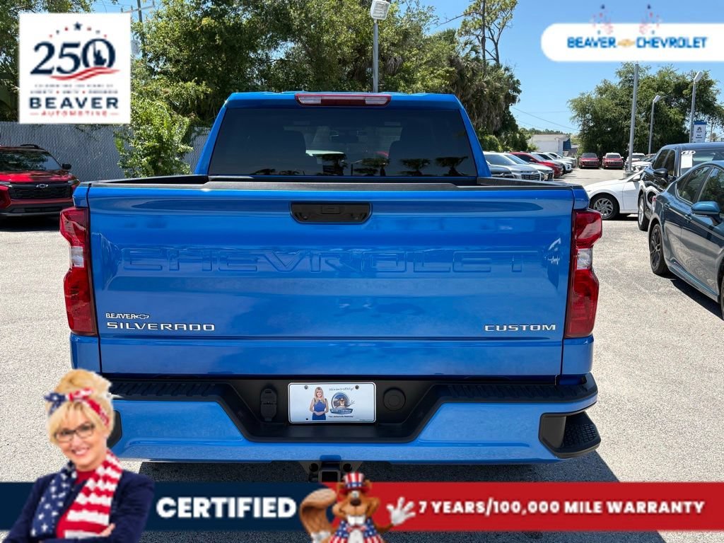 Used 2025 Riptide Blue Metallic Chevrolet Custom image 6