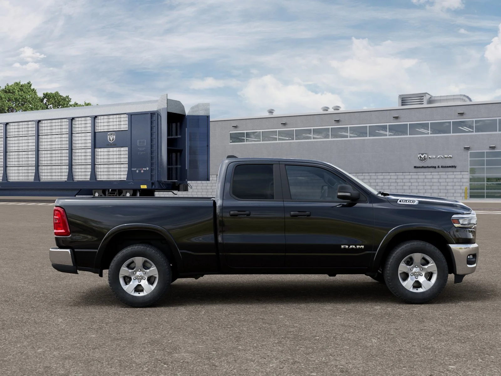New 2026 Diamond Black Crystal Pearl-Coat Exterior Paint RAM BIG HORN image 12