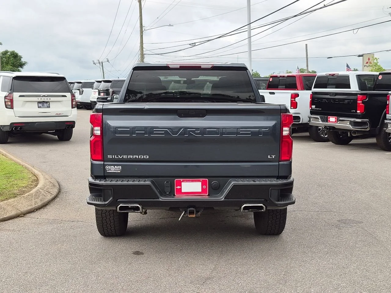 Used 2021 SHADOW GRAY METALLIC Chevrolet LT Trail Boss image 7