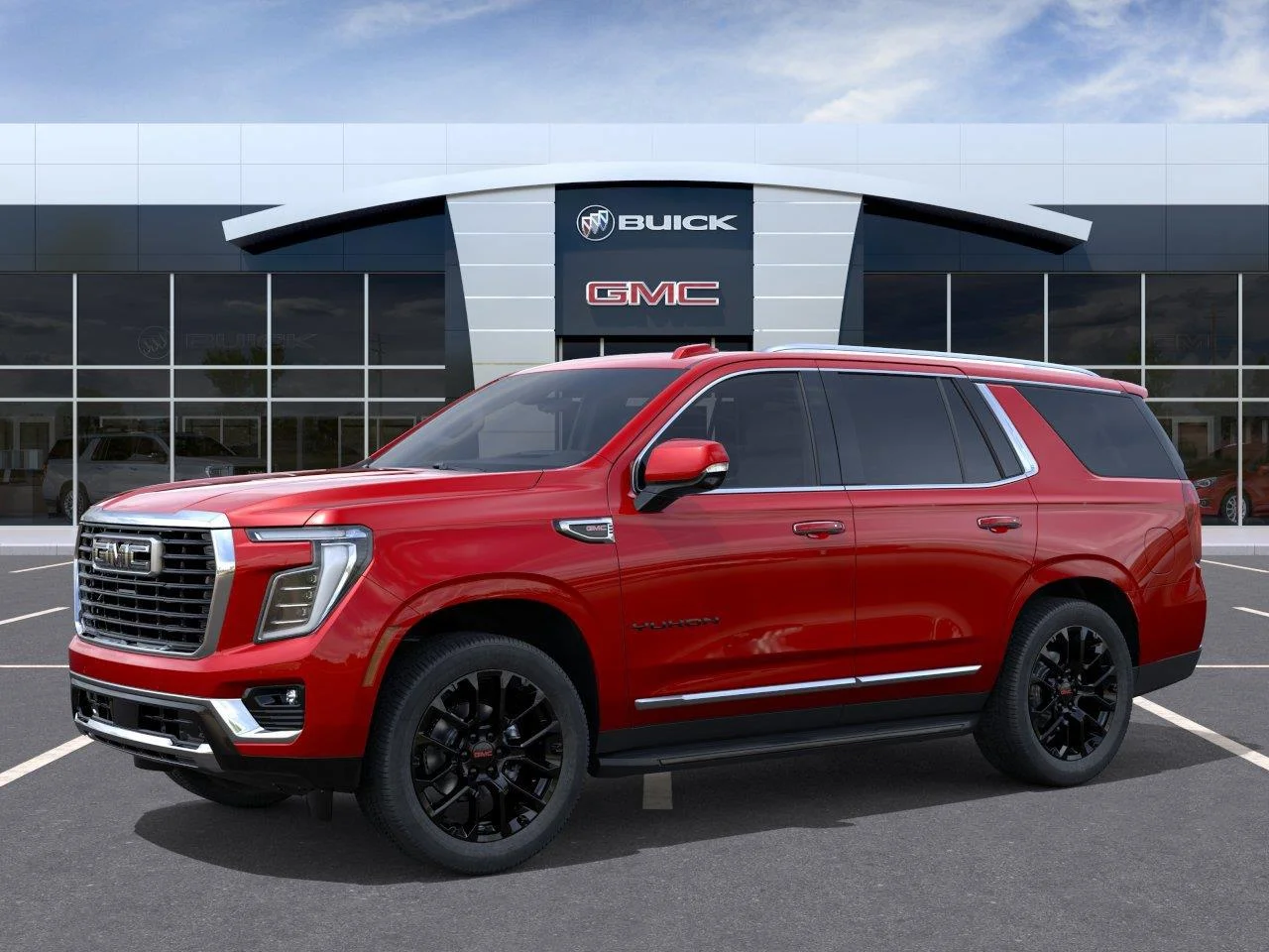 New 2026 Volcanic Red Tintcoat GMC Elevation image 2