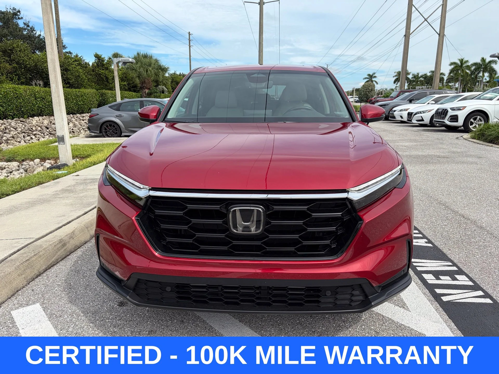 Certified Used 2024 Radiant Red Metallic Honda EX-L image 2