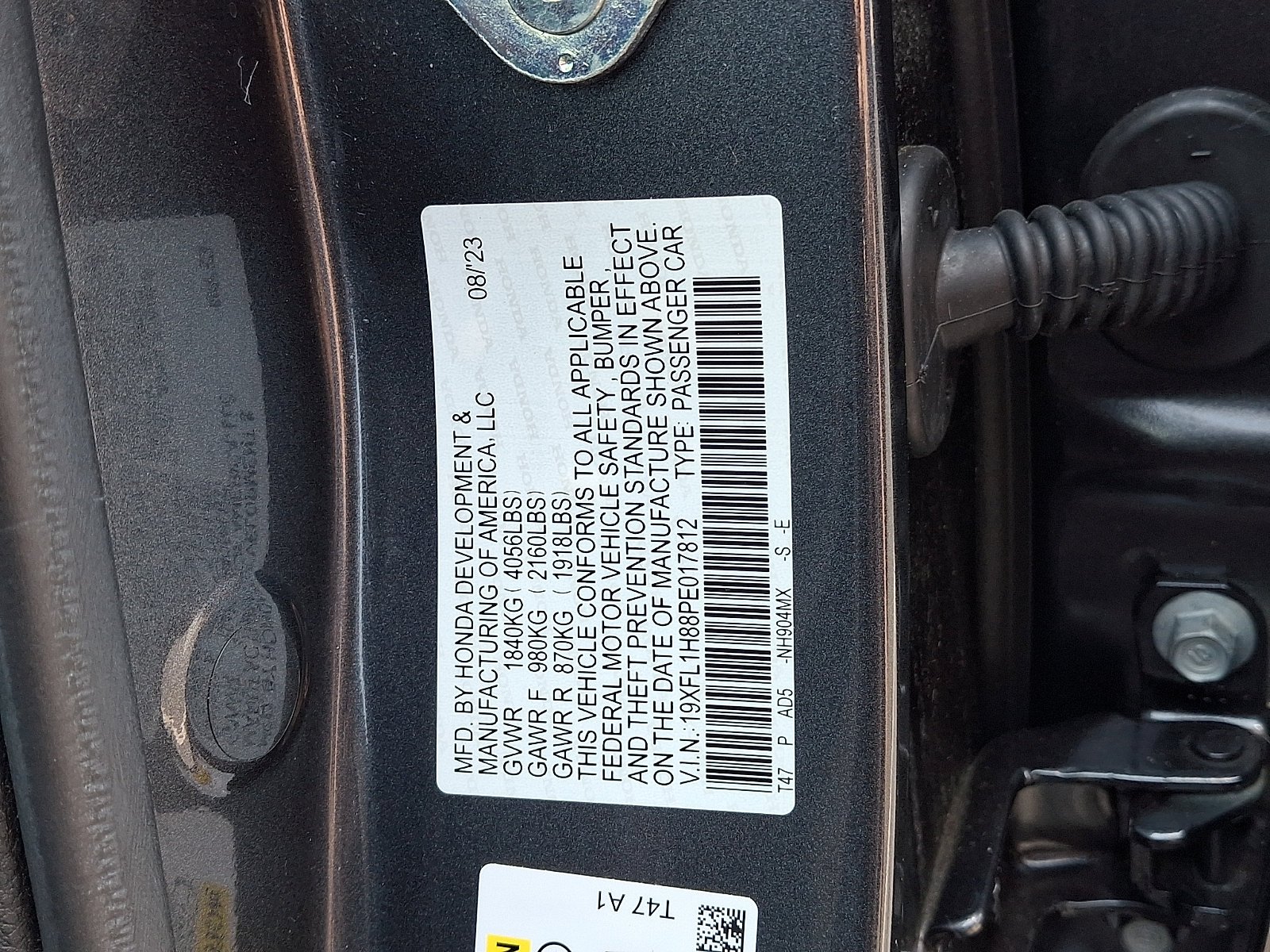 2023 Honda Civic Hatchback Sport Touring - Photo 21