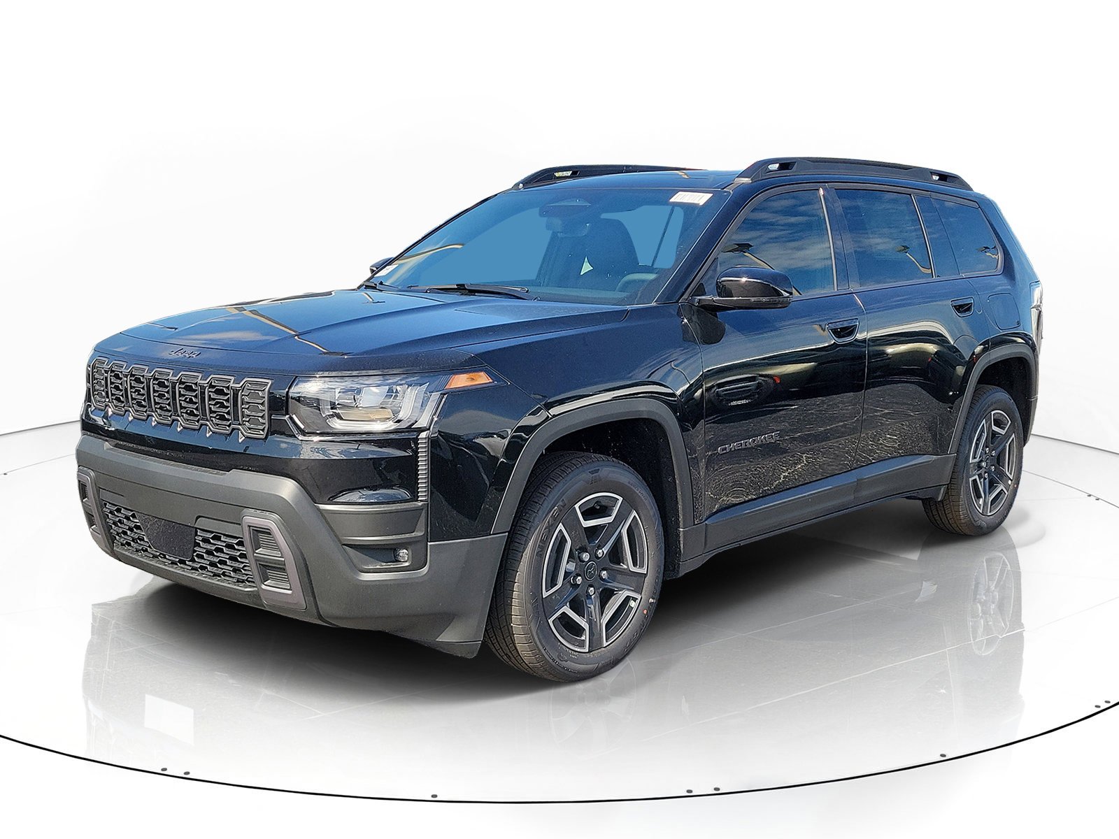 New 2026 Diamond Black Crystal Pearl-Coat Exterior Paint Jeep Limited image 1