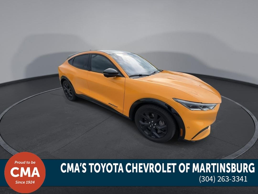 Used 2023 Cyber Orange Metallic Tri-Coat FORD PREMIUM image 2