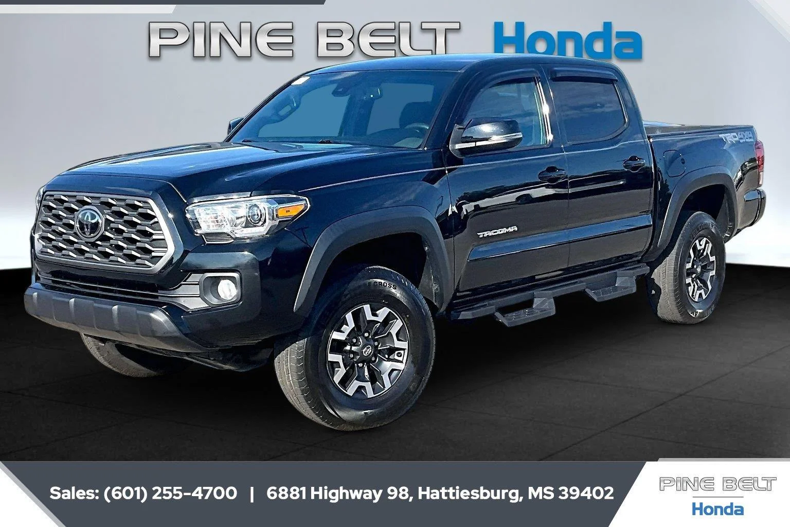 Used 2021 Midnight Black Metallic Toyota TRD Off-Road image 10