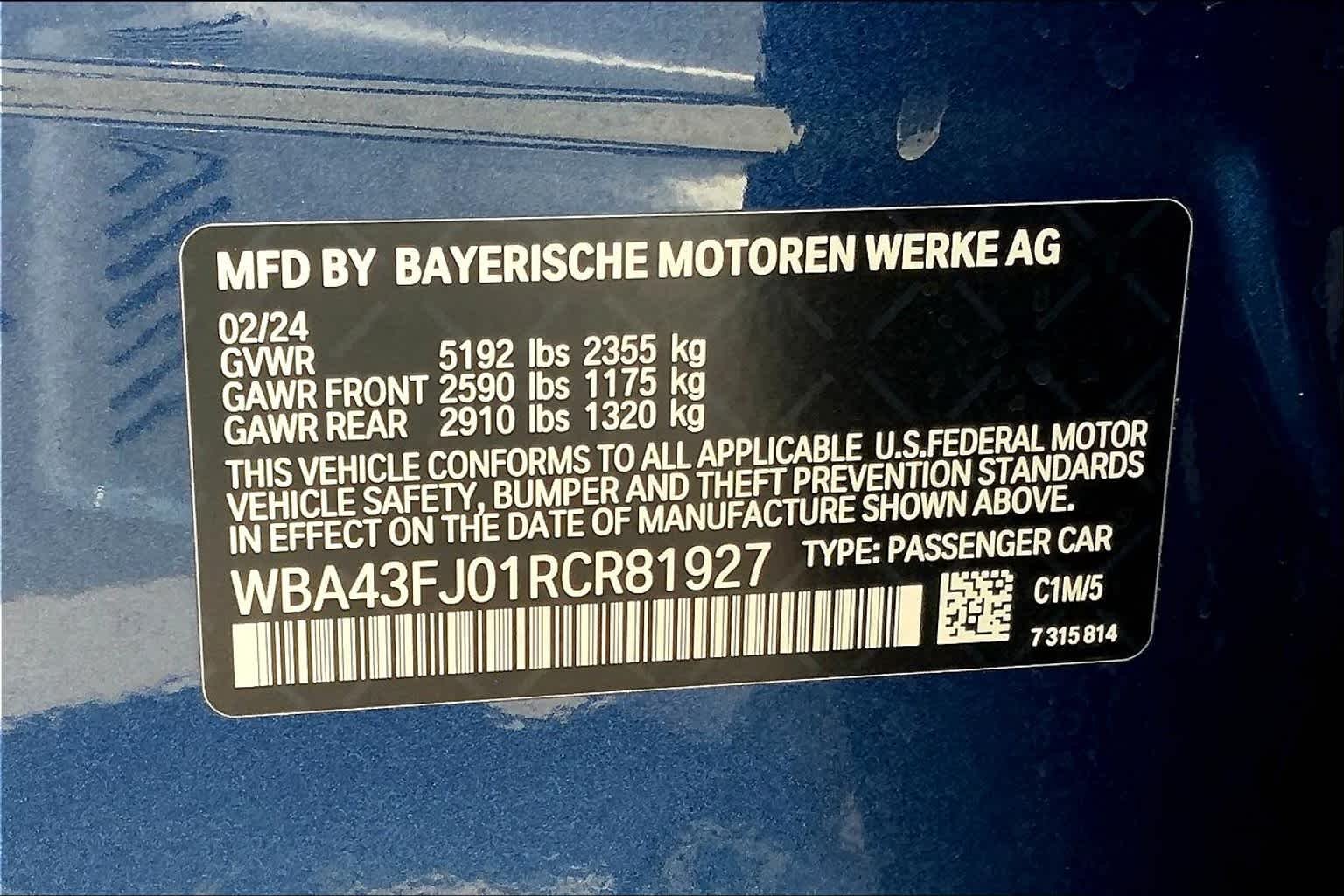 Used 2024 Phytonic Blue Metallic BMW 530i image 34