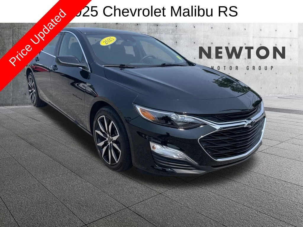 Used 2025 Black Metallic Chevrolet RS image 1