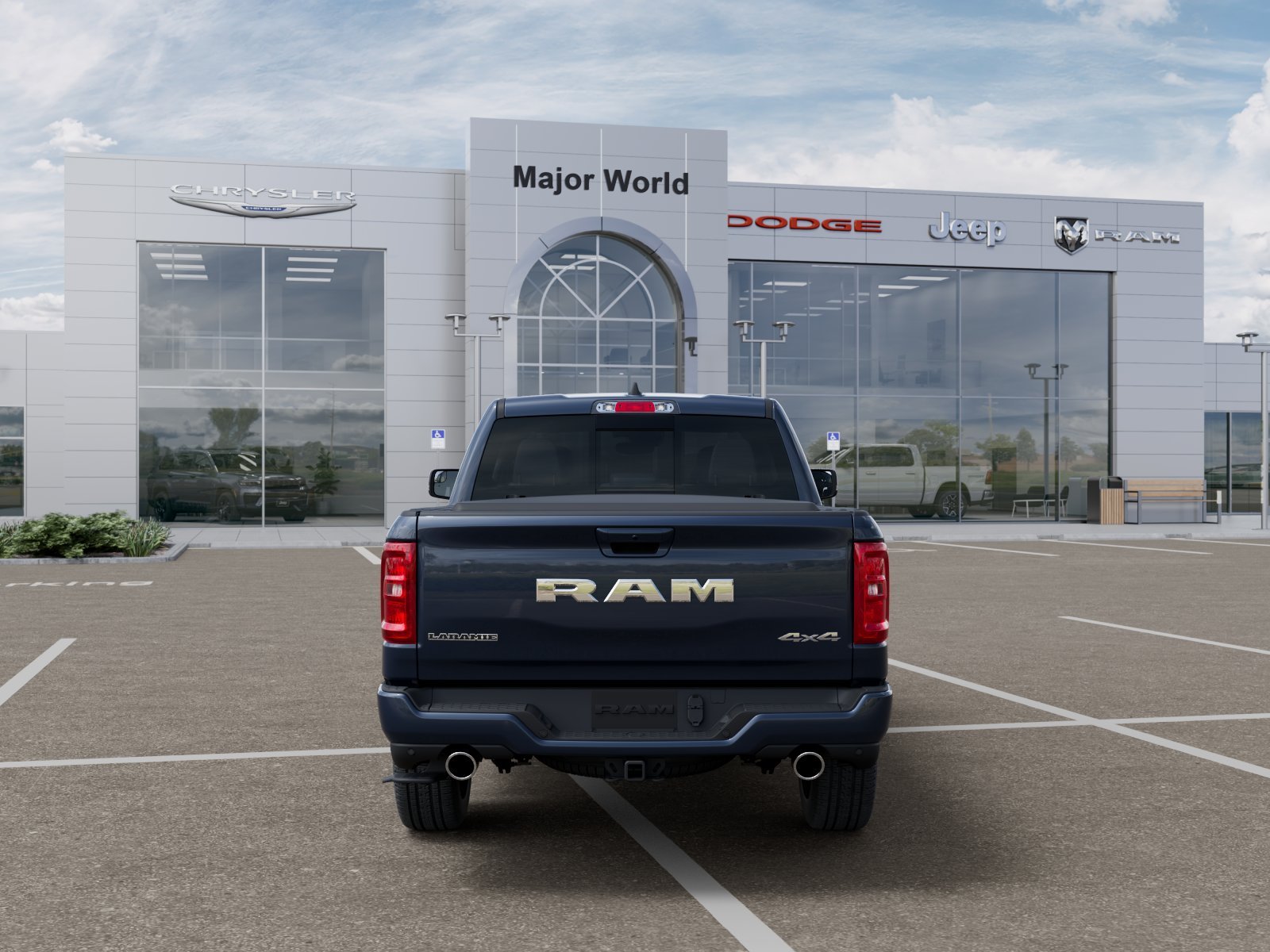 New 2026 Forged Blue Metallic Exterior Paint RAM LARAMIE image 7