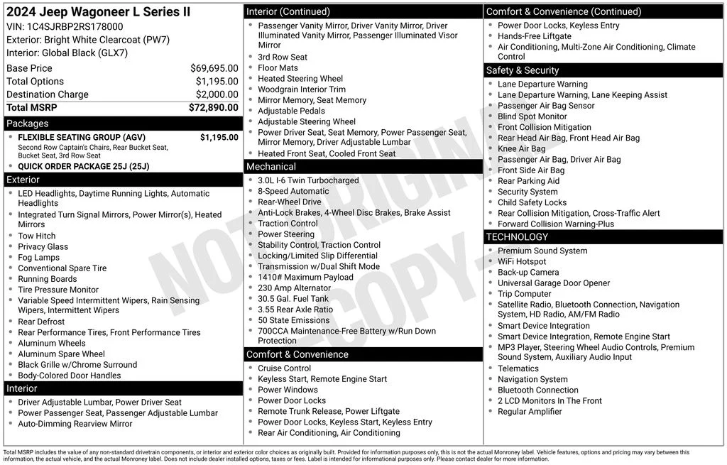 Certified Used 2024 White Jeep Series II image 5