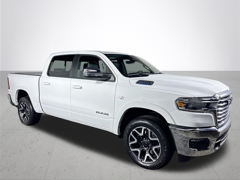 New 2026 Bright White Clear-Coat Exterior Paint RAM Laramie image 4