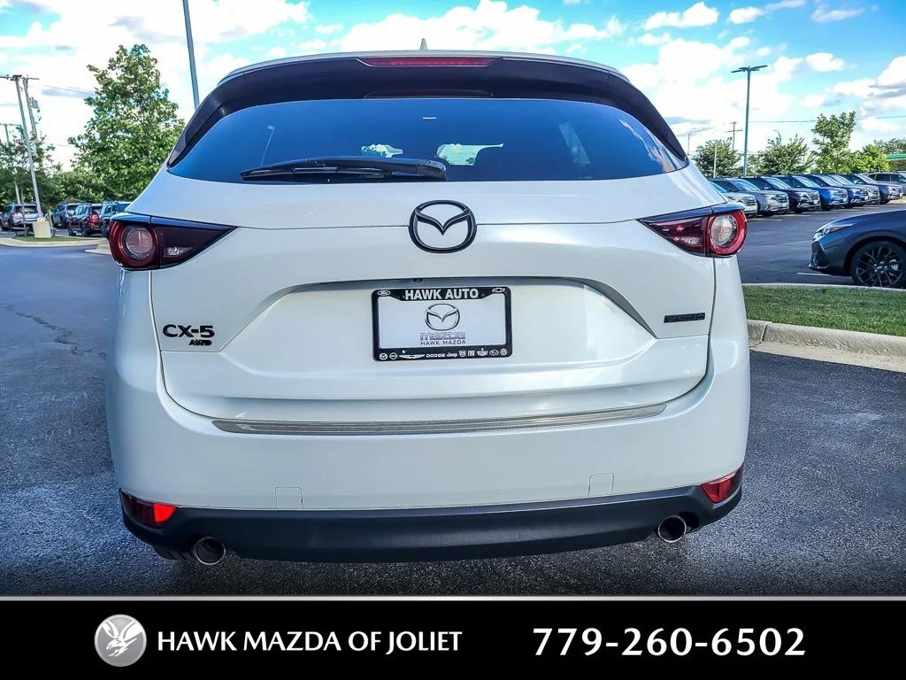 Used 2021 Snowflake White Pearl Mica Mazda Touring image 5