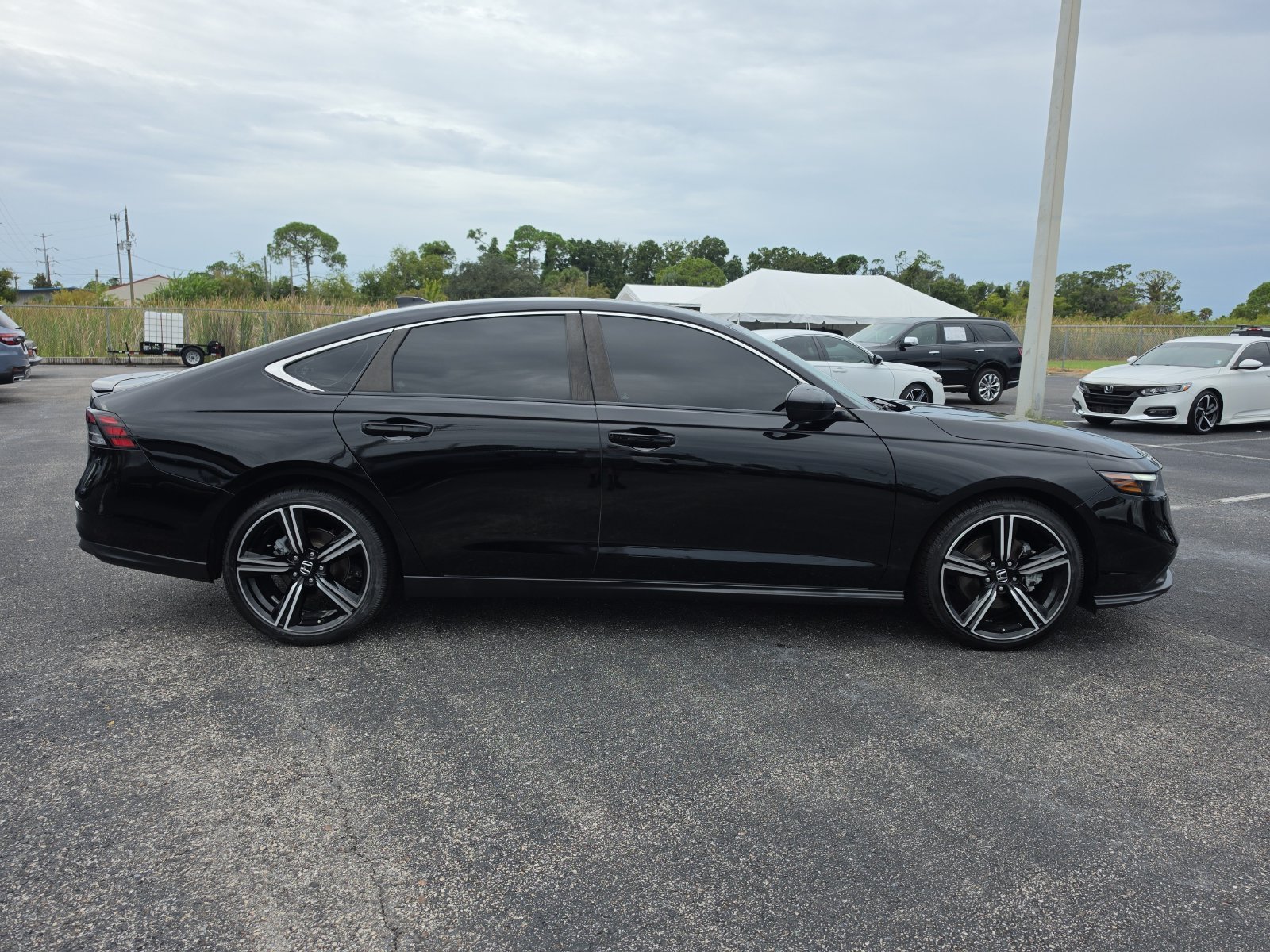Certified Used 2023 Crystal Black Pearl Honda Sport image 3