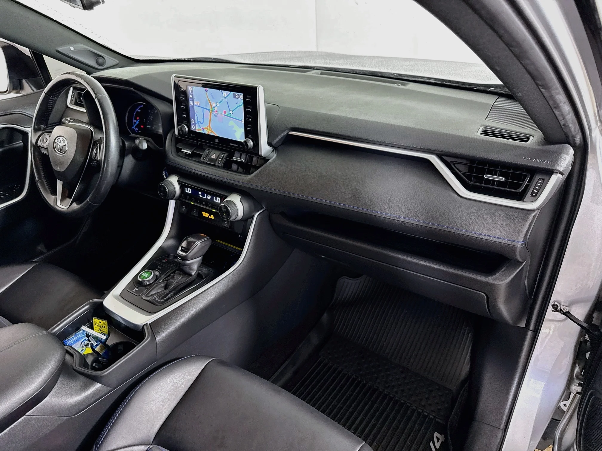 Used 2019 Silver Sky Metallic Toyota Hybrid XSE image 30