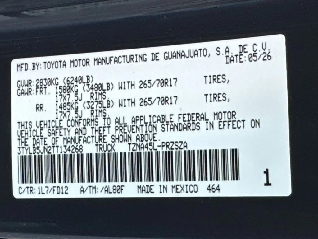 New 2026 Gray Toyota TRD Off-Road image 29