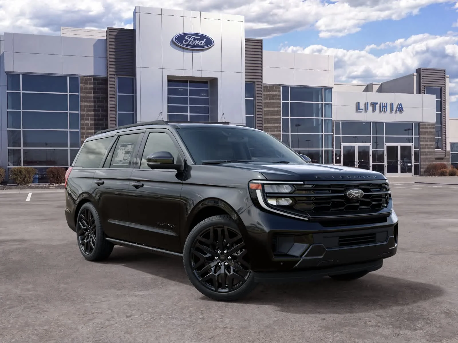 New 2027 Agate Black Metallic Ford Platinum image 4