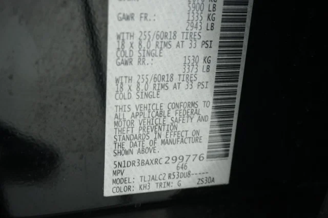 Used 2024 BLACK Nissan SV image 39
