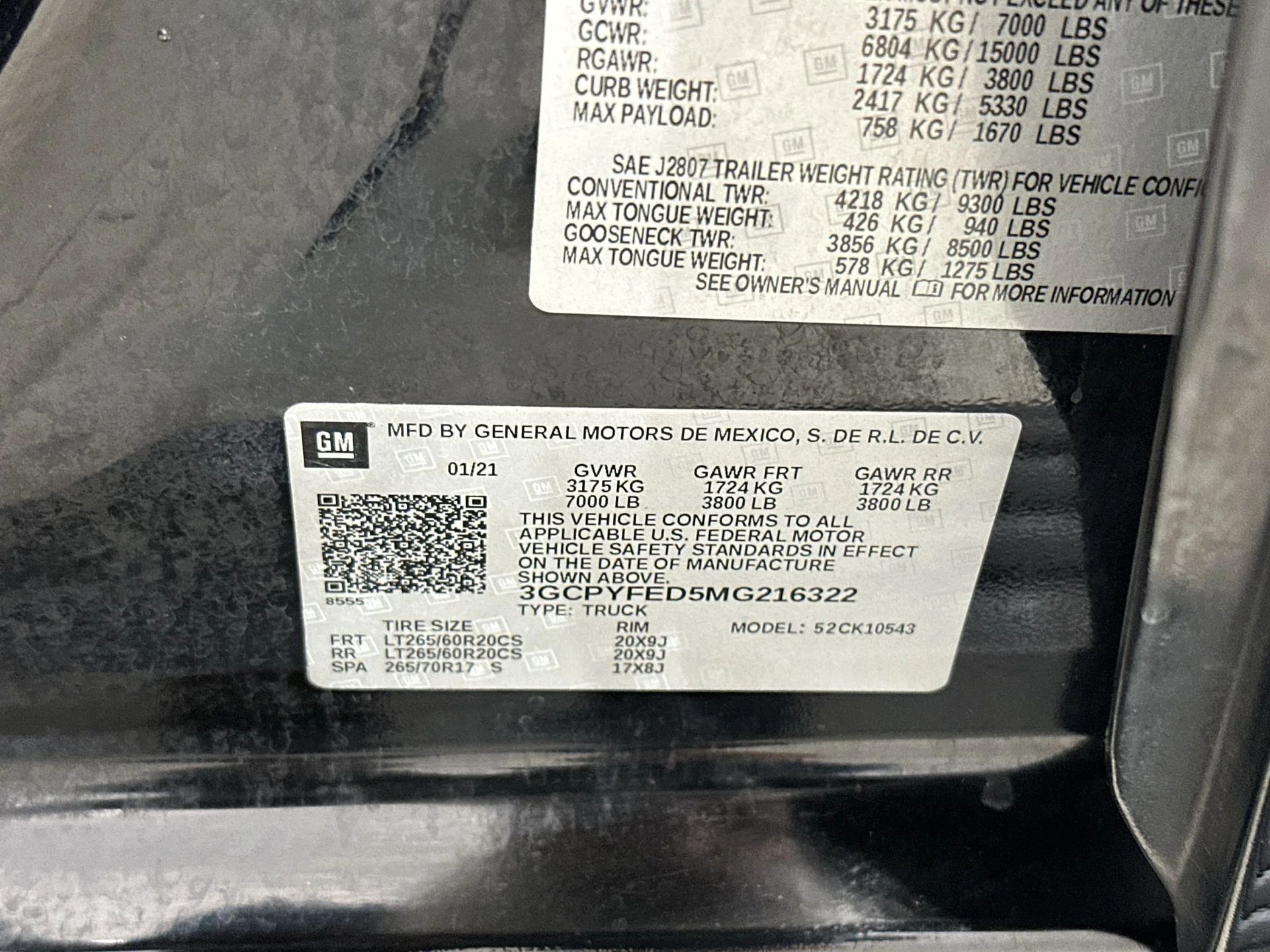 Used 2021 Black Chevrolet LT Trail Boss image 43
