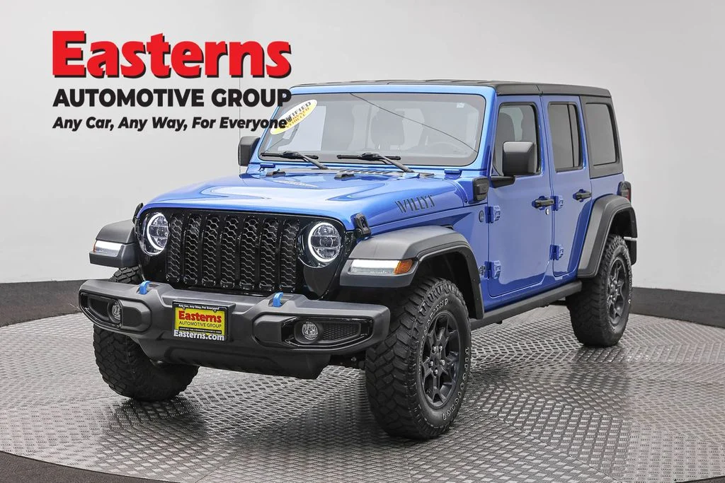 Used 2023 Blue Jeep Willys 4xe image 1