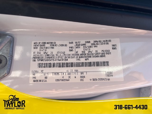 Used 2018 White Ford SE image 27