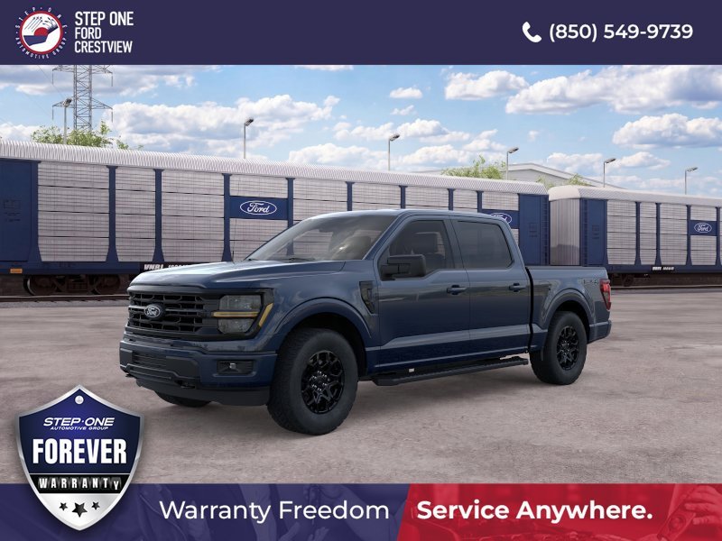 New 2026 Antimatter Blue Metallic Ford XLT image 1