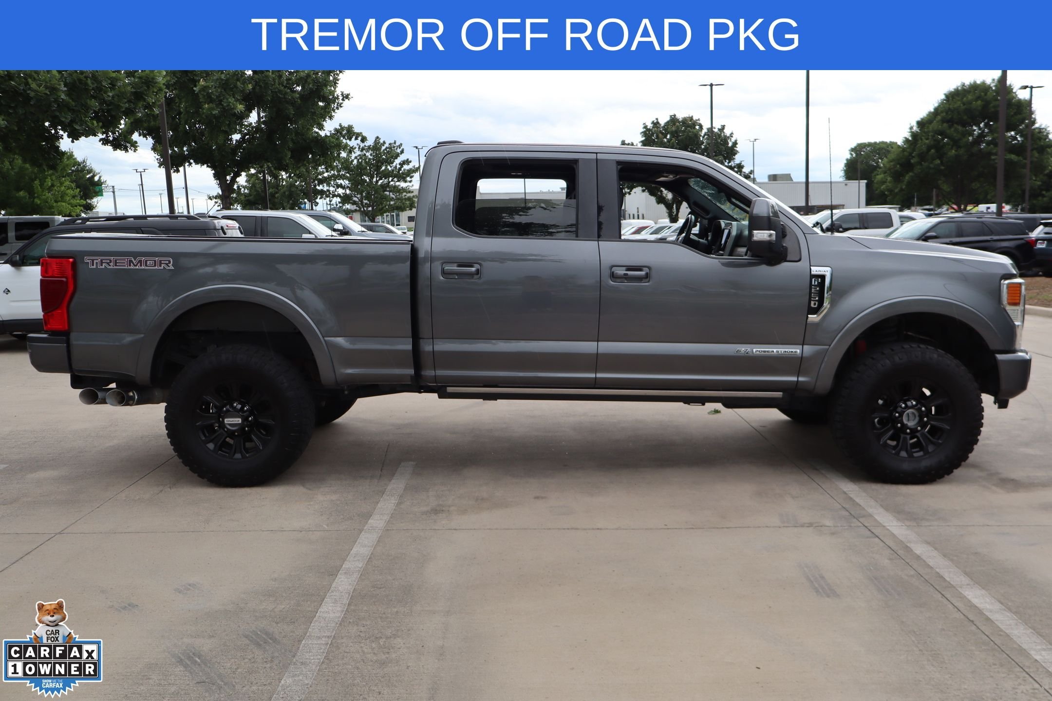Used 2022 Gray Ford Lariat image 2