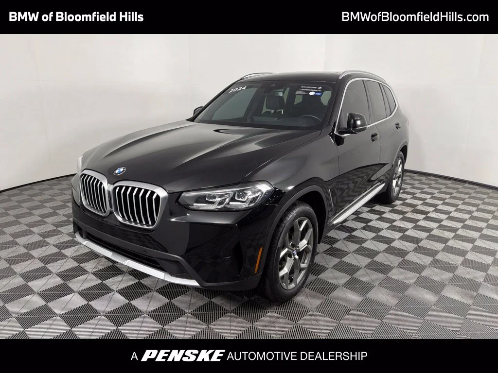 Certified Used 2024 Jet Black BMW xDrive30i image 1