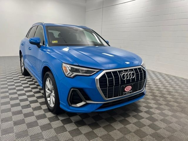 Used 2022 Blue Audi Premium Plus image 1