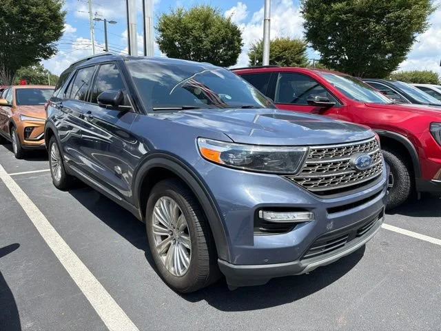 Used 2021 Blue Ford King Ranch image 1