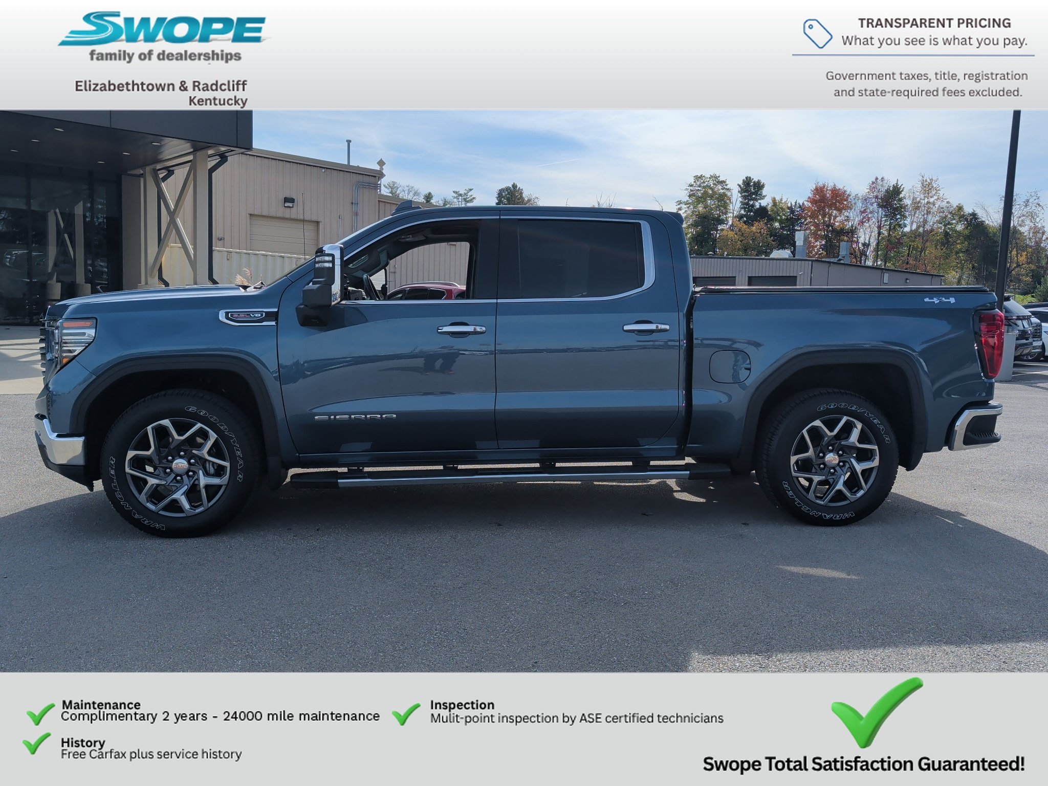 Used 2024 Downpour Metallic GMC SLT image 7