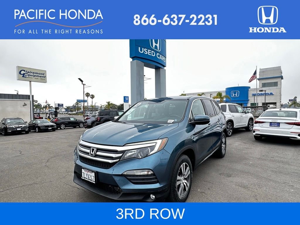 Used 2016 Blue Honda EX image 1
