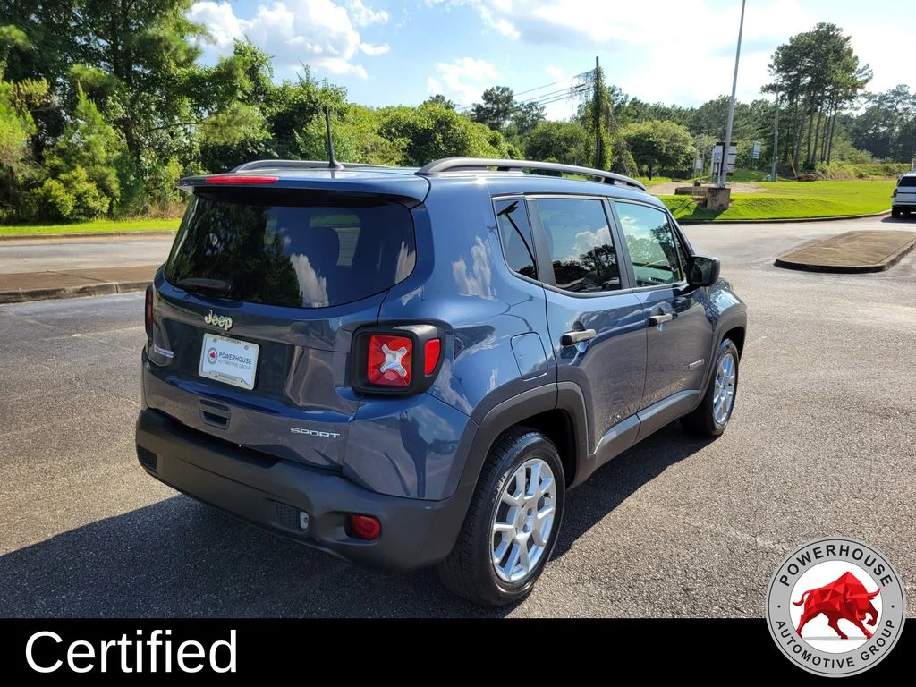 Used 2020 Blue Jeep Sport image 6