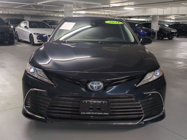 Used 2021 Midnight Black Metallic Toyota XLE image 2