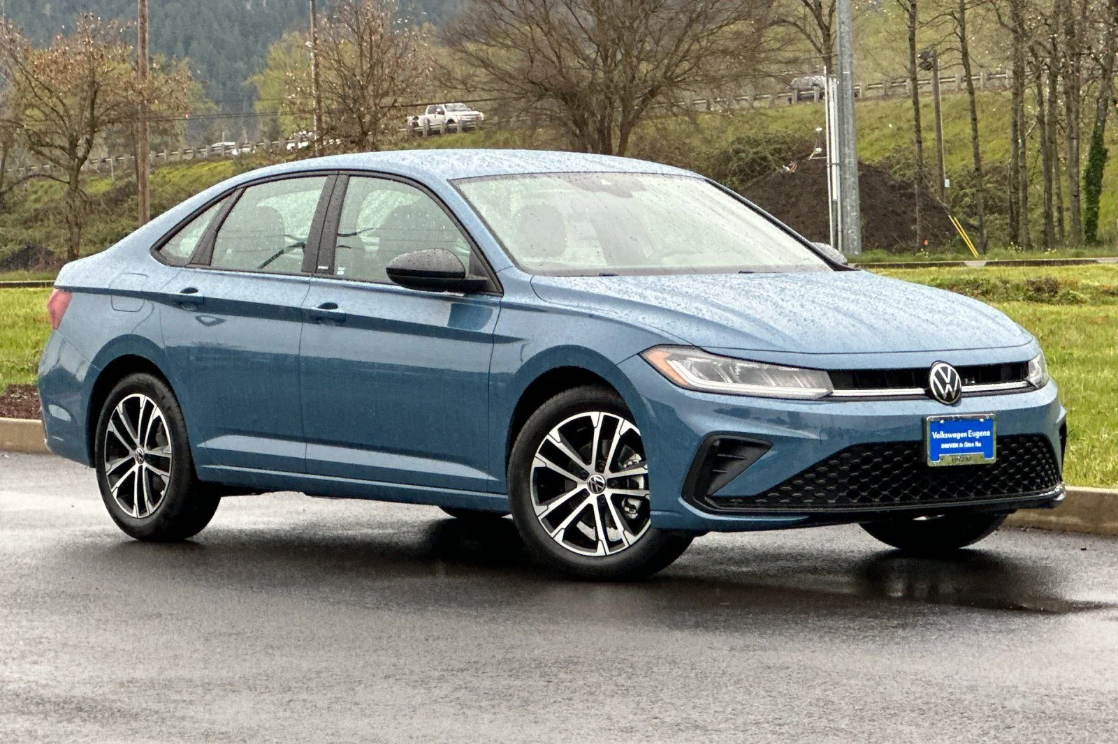 New 2026 Blue Volkswagen 1.5T Sport image 1