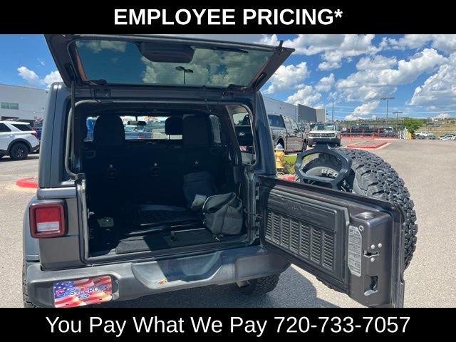 Used 2018 Granite Crystal Clearcoat Metallic Jeep Unlimited Sport S image 24