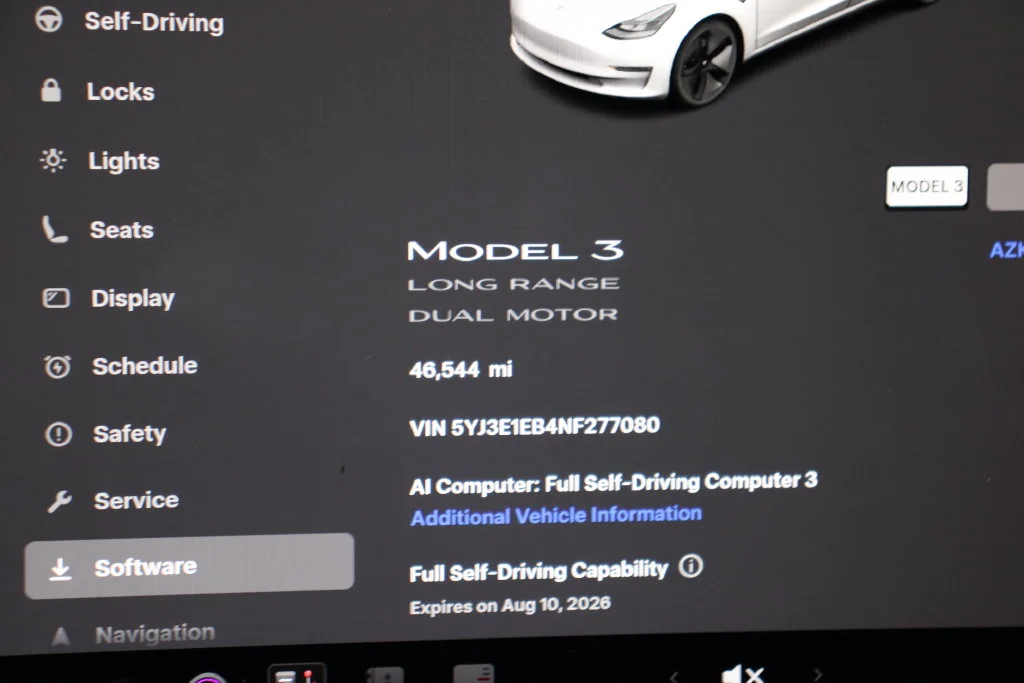 Used 2022 Pearl White Multi-Coat Tesla Long Range image 51