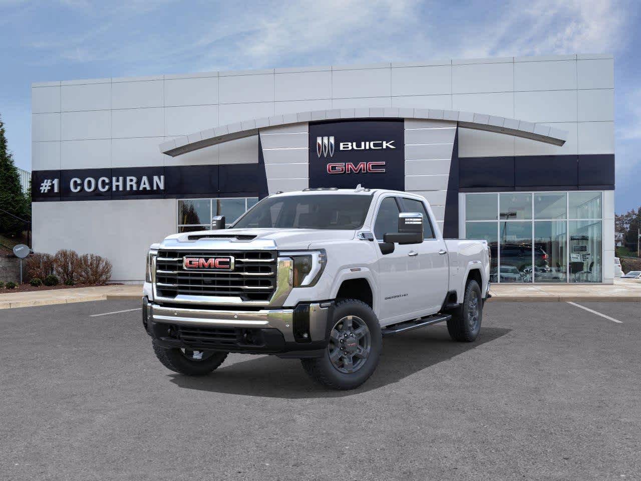 New 2026 Glacier White Tricoat GMC SLT image 8