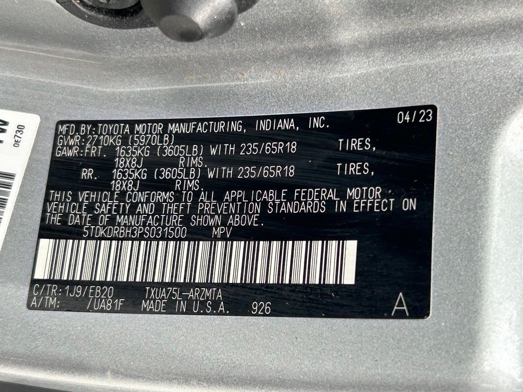 2023 Toyota Highlander XLE - Photo 61