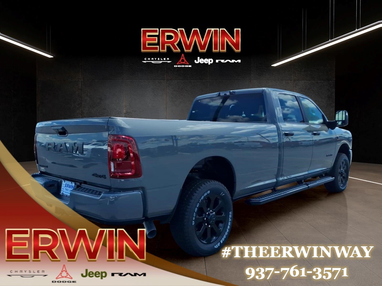 New 2026 Ceramic Gray Clear-Coat Exterior Paint RAM Big Horn image 5